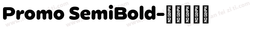 Promo SemiBold字体转换